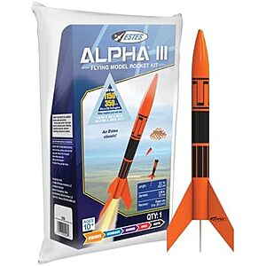 [NEW] $17.99 | Estes Alpha III at Amazon