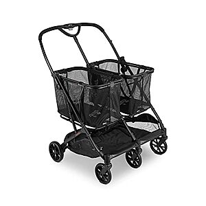 [NEW] $149.94 | Joovy Boot X2 Shopping Cart Featuring 122 lbs Total Weight Capacity (Black Frame) at Amazon
