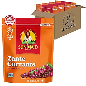 [SnS] $9.14 | 4-Pack 8-Oz Sun-Maid California Sun-Dried Zante Currants at Amazon