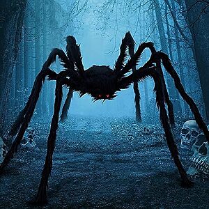 [AC] $10* | 6.5' JOYIN Halloween Spider Outdoor Decoration at Amazon