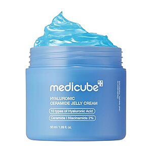 [SnS] $9.40* | 1.69-oz medicube Jelly Cream Facial Moisturizer (Hyaluronic Acid or Collagen) at Amazon