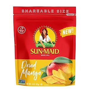 [SnS, AC] $6.99* | 15-Oz Sun-Maid Dried Mango Slices at Amazon