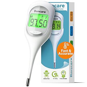 [AC] $8.99* | 2 &times; Boncare Large Display Digital Basal Body Thermometer ($4.50 each) at Amazon