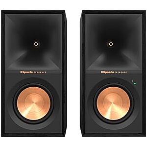 $449.99* | Klipsch R-50PM Powered Speakers with 5.25" Woofers, Black at Amazon