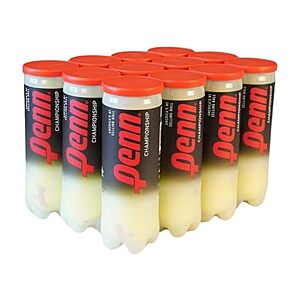 $19.99 | 12-Pk 3-Ct Penn Championship Regular Duty Felt Pressurized Tennis Balls at Woot!