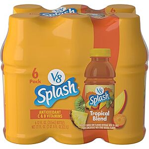 [SnS] $2.13 | 6-Pack 12-Oz V8 Splash Flavored Juice Beverage (Tropical Blend) at Amazon