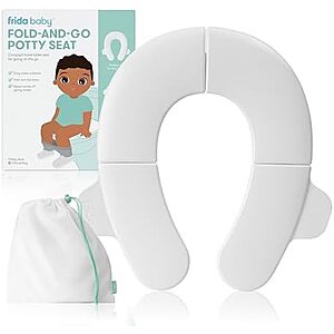 [NEW] $8 | Frida Baby Fold-and-Go Portable Potty Seat for Toilet, Toddlers, Free Bag at Amazon