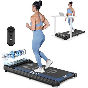 $79.99* | THERUN Walking Pad with 40" Longer Belt Under Desk Treadmill 300LBS Weight at Amazon