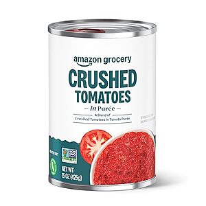 [SnS] $0.75* | 15-Oz Amazon Grocery Crushed Tomatoes in Pur&eacute;e at Amazon