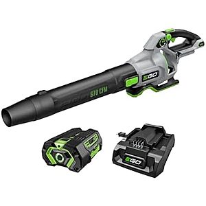 $209 | Ego 56V Lithium Ion Cordless Electric Leaf Blower w/ 4.0Ah Battery/32W Charger at Amazon