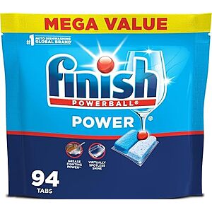 [SnS] $13.63 | 94-Count Finish Powerball Power Dishwasher Pods at Amazon (14.5￠ each)