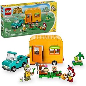 $23.99 | 263-Piece LEGO Animal Crossing - Leif's Caravan & Garden Shop (77054, 2025) at Amazon