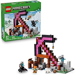 $38.49 | 530-Piece LEGO Minecraft - The Pickaxe Mine (21277, 2025) at Amazon
