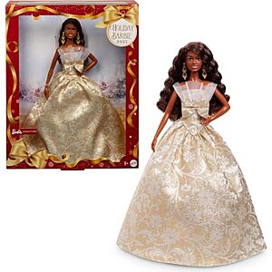 $19.99* | Barbie Signature 2025 Holiday Doll w/ Silver & Gold Gown at Amazon