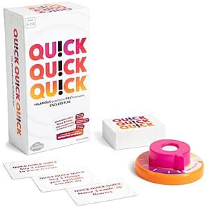 $4.79 | What Do You Meme? QU!CK QU!CK QU!CK Party Card Game at Amazon