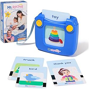 $6.17 | Ms. Rachel First Words Flash Cards, Electronic Card Reader, 100 Words at Amazon