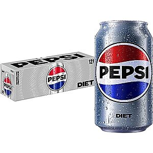 [AC] $14.35 | 3 &times; 12-Pack 12-Oz Pepsi Diet Cola Soda ($4.78 each) at Amazon (39.9￠ each)