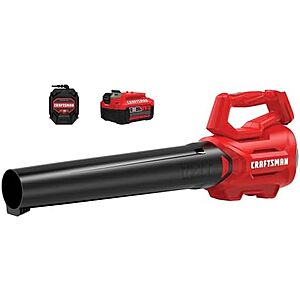[NEW] $89.98 | CRAFTSMAN V20 Cordless Axial Leaf Blower Kit, Includes 4.0 Ah Battery and Charger (CMCBL700M1) at Amazon