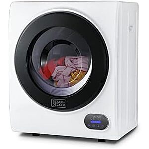 $162.99 | BLACK+DECKER 1.5 Cu. Ft. Compact Dryer, 5.5 lb. Capacity, 120V, BCED15 at Amazon