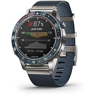$749.99* | 46mm Garmin Men's MARQ Captain Luxury Tool Watch w/ Advanced Nautical Features at Amazon