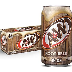 [AC] $11.63 | 3 &times; 12-Pack 12-Oz A&W Root Beer Soda ($3.88 each) at Amazon