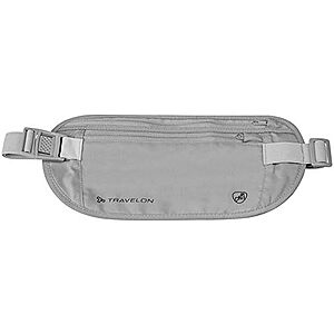 $9.99* | Travelon RFID Blocking Waist Pouch (Gray) at Amazon