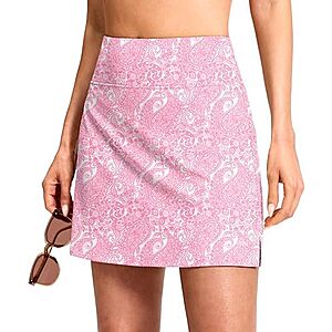 $9.99* | Viodia 16" High-Waisted A-Line Skort w/ Pockets (various) at Amazon