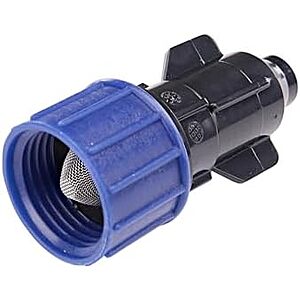 [NEW] $2.42 | Raindrip S5900UB, Smart Loc Universal Swivel Adapter for Tubing, 3/4-Inch MHT at Amazon