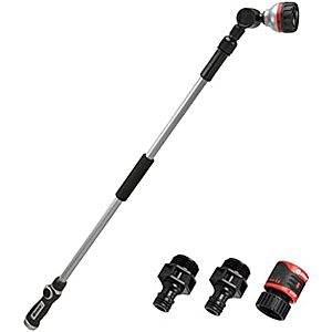 [NEW] $14.39 | Eden 94624 Pro Metal 6-Pattern Turbo Extension Watering Wand at Amazon