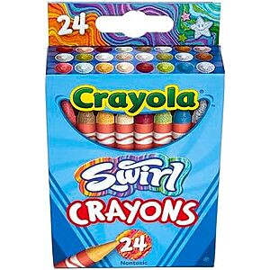 $2.68* | 24-Count Crayola Swirl Crayons at Amazon