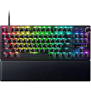 $124.99* | Razer Huntsman V3 Pro TKL 1KHz Analog Optical Gaming Keyboard (Black) at Amazon