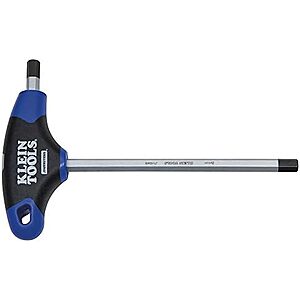 [NEW] $7.99 | Klein Tools JTH9M8 8 mm Hex Key with Journeyman T-Handle, 9-Inch at Amazon