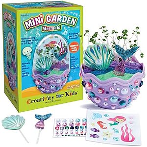 [AC] $5.27* | Creativity for Kids Mini Garden: Mermaid Terrarium Kit at Amazon