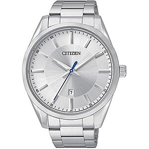 $106.95 | Citizen Quartz Mens Watch, Stainless Steel, Classic at Amazon