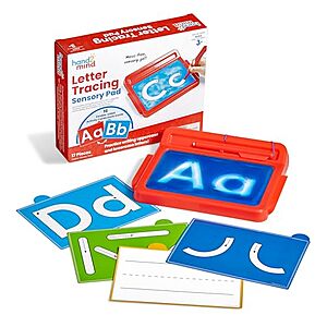 [NEW] $5.95 | hand2mind Letter Tracing Sensory Pad, Fine Motor Activities, Ages 3+ at Amazon