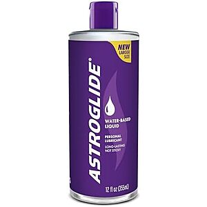 [SnS, AC] $12.22* | 12-Oz Astroglide Water Based Personal Lubricant at Amazon