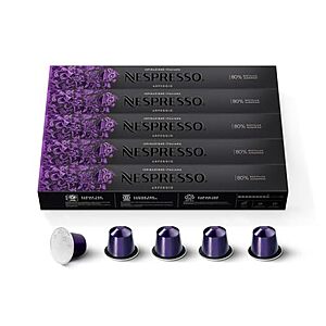 [SnS, AC] $29.25 | 5-Pack 10-Count Nespresso OriginalLine Capsules at Amazon