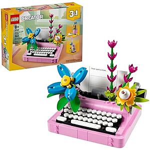 $19.19* | 363-Pc LEGO Creator 3 in 1 Typewriter w/ Flowers Building Set at Amazon