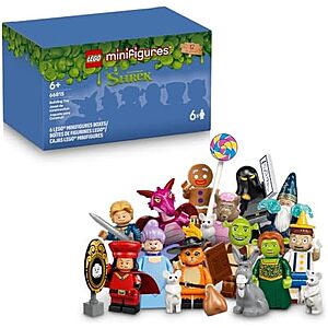 $24.49 | LEGO Collectable Minifigures: Shrek Series - LEGO Minifigures - Shrek Series {Box of 6 random packs} (66815, 2026) at Amazon