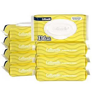 [SnS] $10.68 | 8-Pack 42-Count Cottonelle Summer Fresh Scented Flushable Wipes at Amazon