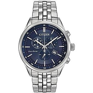 [AC] $327.49* | Citizen Men's Classic Corso Eco-Drive Watch, Chronograph, 12/24 Hour Time, Date, Sapphire Crystal at Amazon