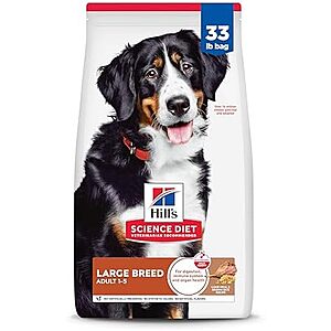 [SnS, AC] $46.79 | 33-Pound Hill's Science Diet Large Breed Adult Dry Dog Food 1-5 (Lamb & Brown Rice) at Amazon