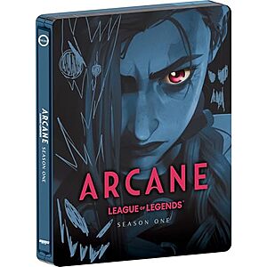 $26.49* | Arcane: League of Legends: Season 1 Limited Edition Steelbook (4K UHD) at Amazon