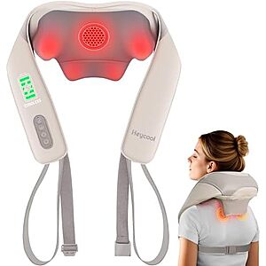 [AC] $18.99* | Heycool Cordless Neck & Shoulder Massager w/ Heat at Amazon