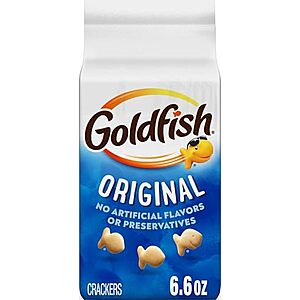 [SnS, AC] $4.59 | 3 &times; 6.6-Oz Goldfish Cheese Crackers (Original) ($1.53 each) at Amazon