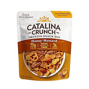[SnS, AC] $4.48* | 5.25-Oz Catalina Crunch Protein Snack Mix (Honey Mustard) at Amazon