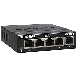 [Resale] $8.09 | NETGEAR 5-Port Gigabit Ethernet Unmanaged Network Switch (GS305) (Used - Like New) at Amazon
