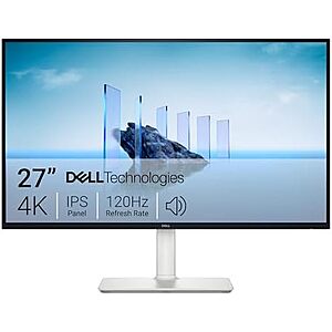 [Resale] $127.27 | Dell 27 Monitor S2725QS, 4K UHD IPS, 120Hz, 5ms, FreeSync Premium (Used - Like New) at Amazon