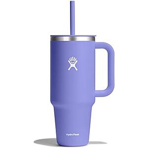 $20* | 40-Oz Hydro Flask Stainless Steel Travel Tumbler w/ Lid & Straw (Lupine) at Amazon