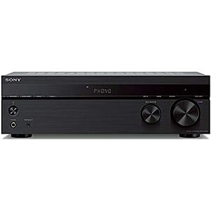 [Resale] $109 | Sony STRDH190 2-ch Home Stereo Receiver with Phono Inputs & Bluetooth Black (Used - Like New) at Amazon